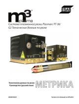 ESAB M3® Plasma PT-36 G2 Plasma System Cutting Data Руководство пользователя