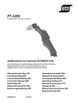 ESAB PT-32EH Plasma Arc Cutting Torches Руководство пользователя