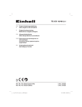 EINHELL TE-CD 18/48 Li-i (2x2,0Ah) Руководство пользователя