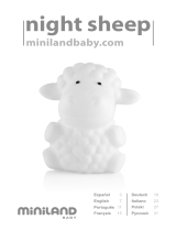 Miniland night sheep Руководство пользователя