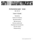 Powerware 3110 Руководство пользователя