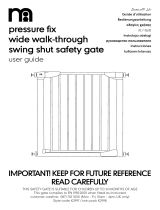 mothercare Pressure Fix Wide Through Swing Shut Safety Gate Руководство пользователя