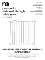 mothercare Pressure Fix Wide Walk Through Safety Gate Руководство пользователя