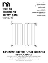 mothercare Wall Fix Extending Safety Gate Руководство пользователя