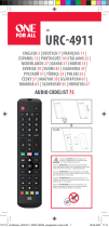 One For All URC-4911 TV Replacement Remote Руководство пользователя