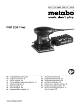 Metabo FSR 200 INTEC Инструкция по эксплуатации