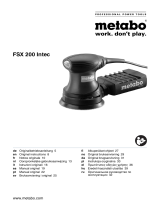 Metabo FSX 200 INTEC Инструкция по эксплуатации