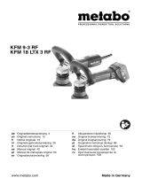 Metabo KFM 9-3 RF Инструкция по эксплуатации