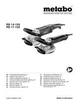 Metabo RS 14-125 Инструкция по эксплуатации