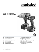 Metabo SSW 18 LTX 600 Инструкция по эксплуатации