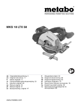 Metabo MKS 18 LTX 58 Инструкция по эксплуатации