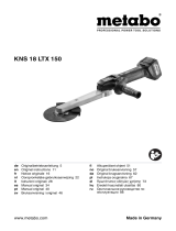 Metabo KNS 18 LTX 150 Инструкция по эксплуатации