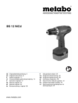 Metabo BS 12 NiCd Инструкция по эксплуатации