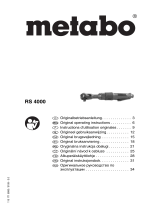 Metabo RS 4000 Инструкция по эксплуатации