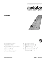 Metabo Guide rail 1500 mm Инструкция по эксплуатации