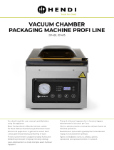 Hendi 201428 Vacuum Chamber Packaging Machine Profi Line Руководство пользователя