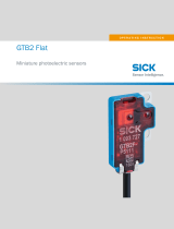 SICK GTB2 Flat Miniature photoelectric sensors Инструкция по эксплуатации