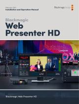 Blackmagic Web Presenter HD  Руководство пользователя