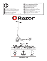 Razor POWER A5 ELECTRIC SCOOTER BLACK LA Руководство пользователя