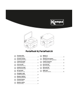 Dometic Kampa Portaflush 10, Portaflush 20 Инструкция по эксплуатации