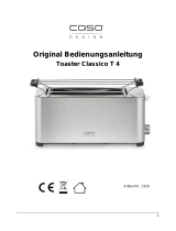 Caso Classico T4 Toaster Инструкция по эксплуатации