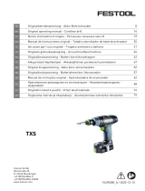 Festool TXS 2,6-Set Инструкция по эксплуатации