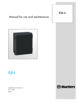 Munters RJB-4 Junction Box Руководство пользователя