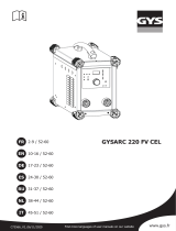 GYS GYSARC 220 FV CEL Инструкция по применению