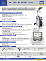 GYS AUTOPULSE 320-T3 400V - 3 TORCHES INCLUDED Техническая спецификация