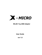X-Micro XWL-11GUAR Руководство пользователя