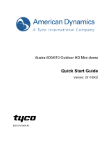 American Dynamics illustra 610 Инструкция по началу работы