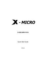 X-Micro XMP3T-F1G Инструкция по началу работы