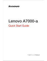 Lenovo A7000-A Инструкция по началу работы