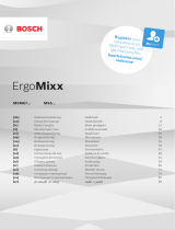 Bosch MS6CB61V5 ErgoMixx Инструкция по применению