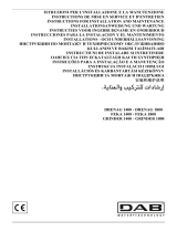 DAB FEKA 1800 Series Instruction For Installation And Maintenance