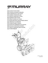 Simplicity MURRAY TWO-STAGE SNOWTHROWERS Руководство пользователя