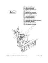 Simplicity SNOWTHROWER, DUAL-STAGE, GROUP B, CE Руководство пользователя