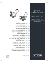 Simplicity STIGA FROST AND REX, SINGLE STAGE SNOWTHROWER Руководство пользователя