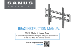 Sanus Vuepoint F58c2 Руководство пользователя