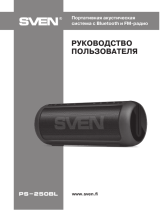 Sven PS-250BL Руководство пользователя