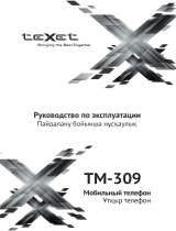 TEXET TM-309 Black/Red Руководство пользователя