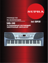 Supra SKB-540 Руководство пользователя