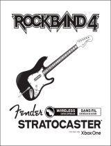 Mad Catz Rock Band 4 Wireless Fender Stratocaster Руководство пользователя