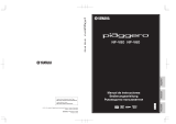 Yamaha Piaggero NP-V80 Руководство пользователя