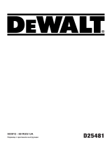 DeWalt D25481K Руководство пользователя