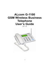 ALcom G-1100 Стационарный Руководство пользователя