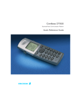 Ericsson DT590 Quick Reference Manual