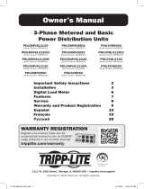 Tripp Lite TRIPP-LITE PDU3MV6L2120 3-Phase Metered and Basic Power Distribution Units Инструкция по применению
