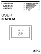 AEG KWE884520M Руководство пользователя
