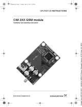 Grundfos CIM 2 Series Installation And Operating Instructions Manual